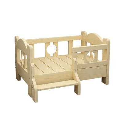 China Factory Price Breathable High Quality Solid Wood Pet Bed Strong Solid Pet Cradle for sale