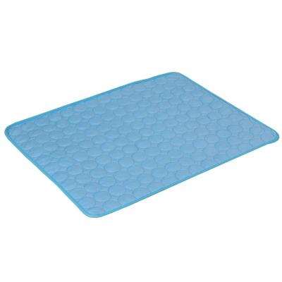 China Travel Manufacturer Travel Waterproof Comfortable Summer Ice Silk Sleep Pet Bed For Dog Cooling Mat for sale