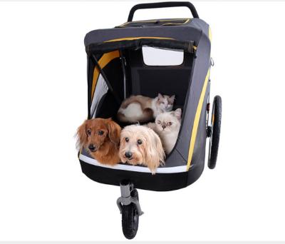 China High Quality Luxury Outdoor Three Stocked Inflatables Pet Trolley Pet Wagon for sale