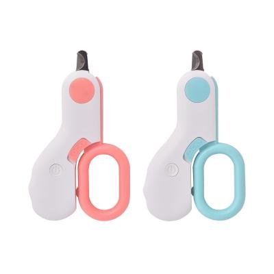 China Viable Unique Style Led Mini Pet Dog Cat Nail Portable Durable Lightweight Clippers and Trimmers for sale