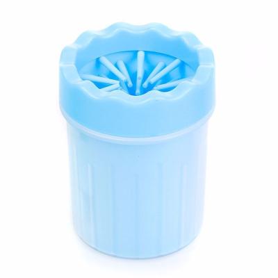 China New Design Sustainable Pet Foot Wash Cup Claw Three Size Soft Silica Gel Wash Cup for sale