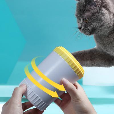 China 360 Degree Viable Pet Foot Cup Automatic Claw Dog Feet Cleaning Cleaner Remover for sale