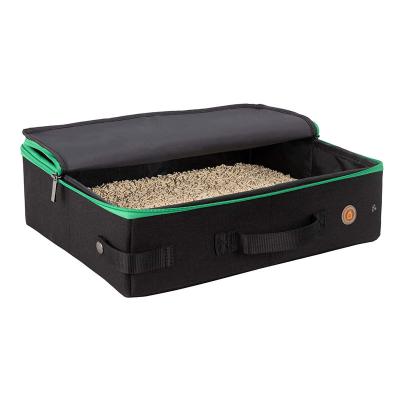 China Portable Multifunctional Travel Stored Hot Selling Cat Litter Outdoor Box for sale