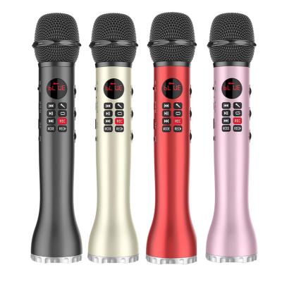 China About 10 meters LCJ L-598 9W portable mini karaoke echo MIC wireless microphone speaker for sale