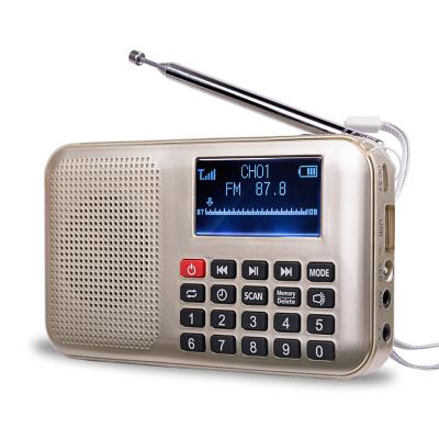 China LCJ L-228 FM PORTABLE High Quality Portable Handheld Digital Radios with LCD Display Screen for sale