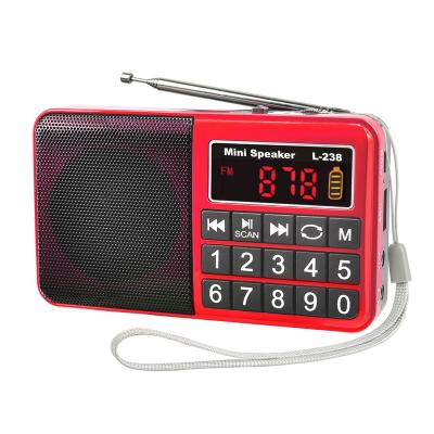 China LCJ L-238 PORTABLE USB fm Mini Card Micro Radio Receiver for sale