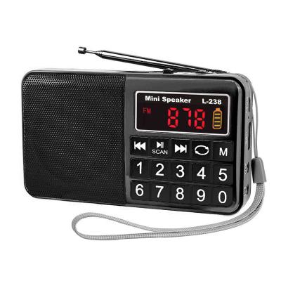 China LCJ L-238 PORTABLE Mini Small Pocket Digital FM Radio Scanners Device for sale