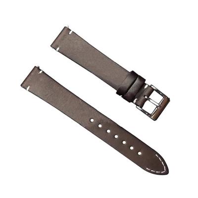 China Strap Width With Shrink 2mm 14mm 16mm 18mm 20mm 22mm Luxury 24mm Leather Watch Bands In QUICK RELEASE CURRENT Leather Watch Band Made By Tanned Lambskin for sale