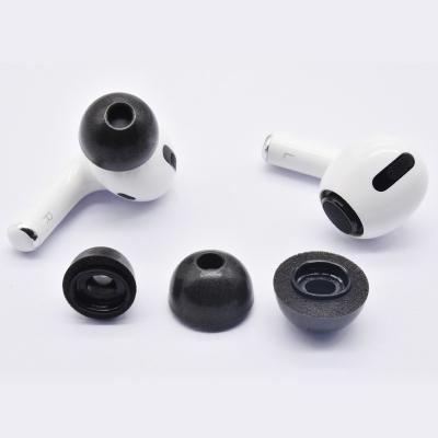 China Comfortable Noise Isolating Memory Foam Earbuds Bullet Shape Foam Ear Tips Earplugs For Airpods pro for sale