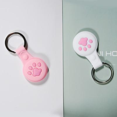 China Hot Selling Cute Airtag Anti-lost Case Designers Anti-fall 3D Cartoon Silicone Cover Device Pet For Apple AirTags Case for sale