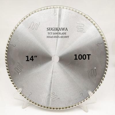 China High Performance 14Inch Carbide Aluminum Circular Saw Blades For Aluminum Profile Cutting Cutting Aluminum Alloy Saw Blade for sale