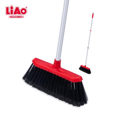 China Home LIAO Floor Sweeping Broom with 3 Section Post Specially for E-commerce Stores for sale