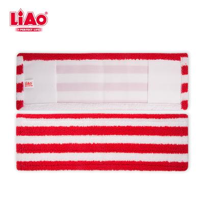 China Sustainable R130030 Liao 40cm Microfiber Mop Cloth For Flat Mop for sale