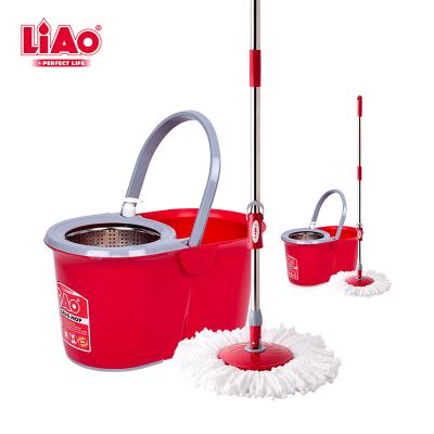 China T130014 Liao Easy Life 360 ​​Spinning Twin Rotating Magic Broom Sustainable for sale