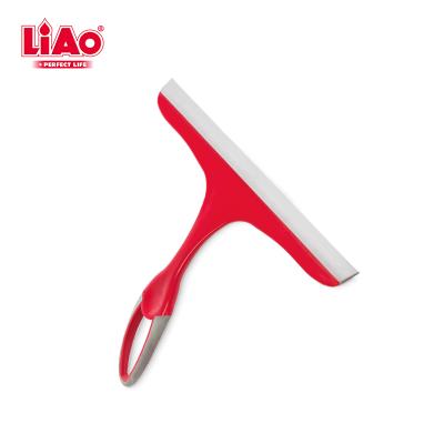 China LiAo Hand Held Plastic Shower Viable Squeegee Window Cleaner Glass Wiper Scraper For Car Bathroom Kitchen for sale