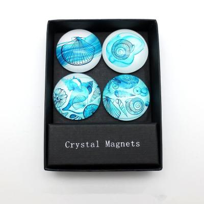 China China Crystal Glass Souvenir Fridge Magnet Customized for sale