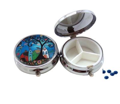 China Promotion Competitive Price High Quality Travel Metal Pill Plastic Box for sale