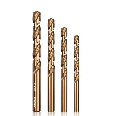 China Metal Drilling Din 338 HSS M35 Cobalt 5% German Parallel Shank Twist Drill Bits for sale