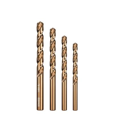 China SONGQI HSS M35 Din338 Stainless Steel Drill Holes/Full Coatl Twist Ground Drill Bit For Metal Cutting for sale