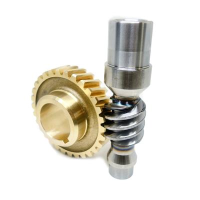 China Machinery CNC / Transmission CNC Machining Custom Worm And Worm Gears For Worm Gearbox for sale