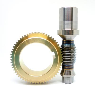 China Customized Wholesale Steel Machinery / Transmission Worm Gear Set For Worm Gear Reducer for sale