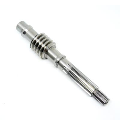 China Machinery Accessories Precision Gear Shaft S45C Carbon Steel Tooth Gear Shaft Helical Transmission Part for sale