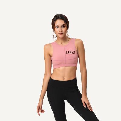 China New Yoga Sports Bra Sports Bra Fitness Breathable Sanding Shockproof Bra for sale