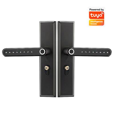 China 40-170MM Room Door Lock Cerradura Intelligente Fingerprint Door Lock Wooden Digital Smartsteps for sale