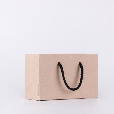 China Sample Available Printed Party Shopping Packaging Wholesale Craft Custom brown Kraft Paper Bag for sale