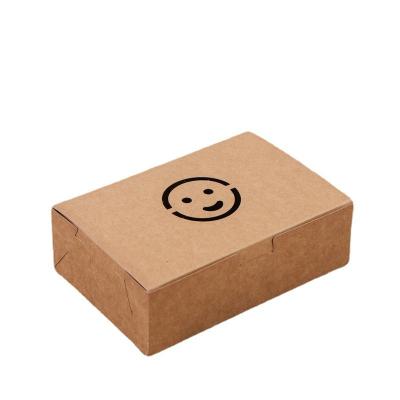 China Direct Creative Korean Lunch Food Fried Chicken Style Lunch Box Paper Packaging Materials Factory Supply Reused Takeout Paper Box for sale