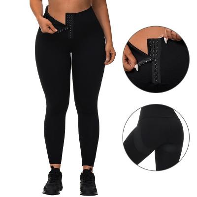 China Oversized Antibacterial Wholesale Compression Tummy Control Fitness Yoga Gym Leggings Women Plus Size Workout Clothing for sale