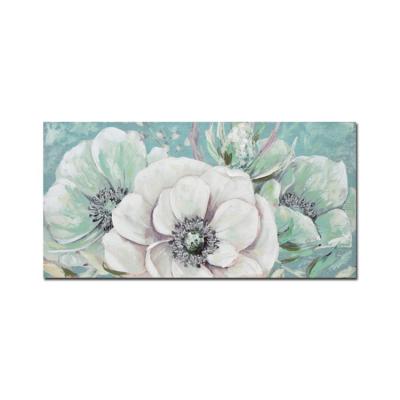 China Wholesale Hand Painted Abstract Oil Painting Canvas Picture Flower Painting Wall Art 60x120x3CM for sale