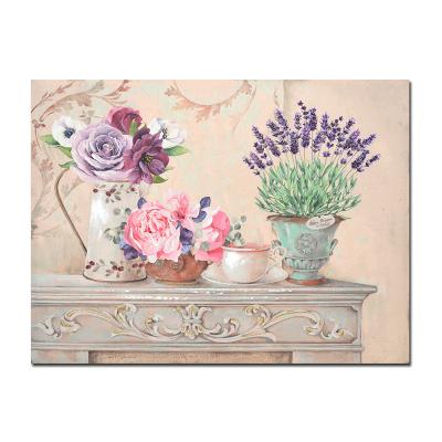 China Wholesale Modern Factory Wall Hanging Flower Canvas Print Wall Art Decoration For Sale for sale