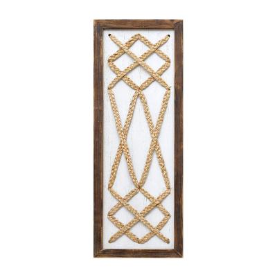 China New Wall Hanging Art For Home Decoration Classic/Postmodern Custom Rustic Wooden Wall Decor for sale