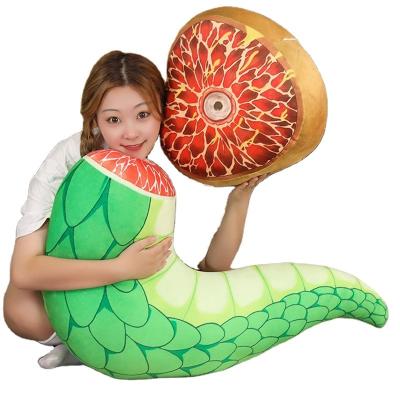 China 2022 new design hot sale plush cheap lovely quickly to take away his dragon tail pillow for sale