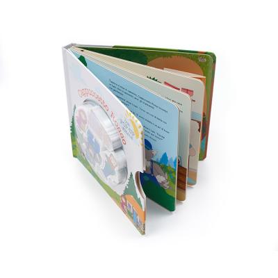 China Environmental Friendly Pull And Push Tab Cardboard Book Printing For Kids Colorful Colored Children Book Printing Services for sale