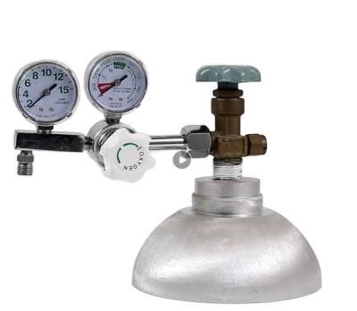 China hot sale medical oxygen CGA870 CGA540 medical oxygen regulator CWA brand double bullnose gauges for sale