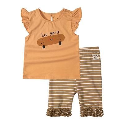 China Other Manufacturer Organic Supply 2Pcs Custom Baby Clothing Set for sale