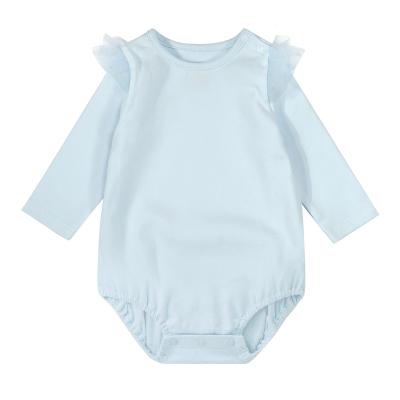 China Other Factory Price Chinese Baby Clothes Newborn Baby Clothes Ribbed Rompers for sale