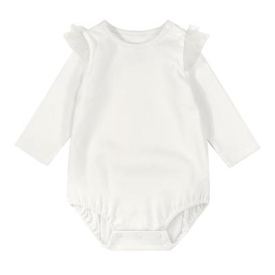 China Other competitive price wholesale cotton boy boutique clothing baby clothes baby ribbed rompers for sale