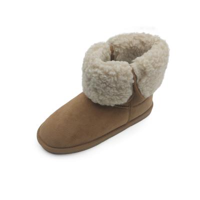 China Fashion Women's High Quality Fuzzy Slipper Boots Classical Warm Anti-skid Snow Boots Women for sale