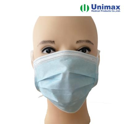 Китай Лицевой щиток гермошлема 3ply Unimax медицинский устранимый хирургический с типом IIR связей продается