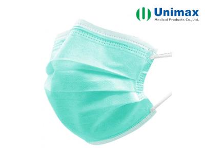 China 3-vouw BFE 98% Unimax Medisch Gezichtsmasker TYPEIIR Te koop