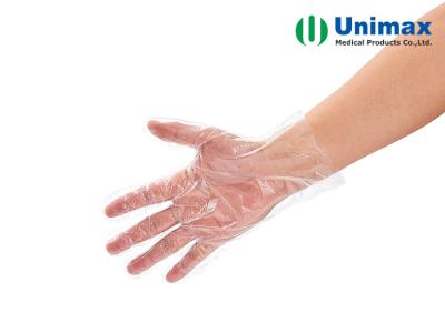 Китай Перчатки LDPE Unimax медицинские устранимые ясные пластиковые продается