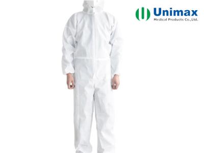 Китай Coveralls 50gsm не сплетенные SMS устранимые защитные продается