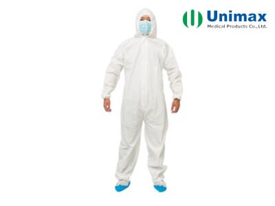 Китай Breathable EN14126 устранимые защитные Coveralls COVID -19 устойчивое продается