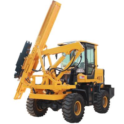 China Pile Drilling Pile Drive Machinery Road Guardrail Construction Equipment Hydraulic Ram for sale