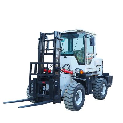 China Diesel Machinery Repair Shop Factory All Terrain Forklift 3 Ton Mini Forklift Price for sale