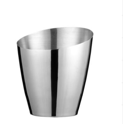 China 4L Stainless Steel Metal Ice Bucket Champagne Beer Buckets Outdoor Sustainable Single Wall Barrel Customized Ice Bucket for sale