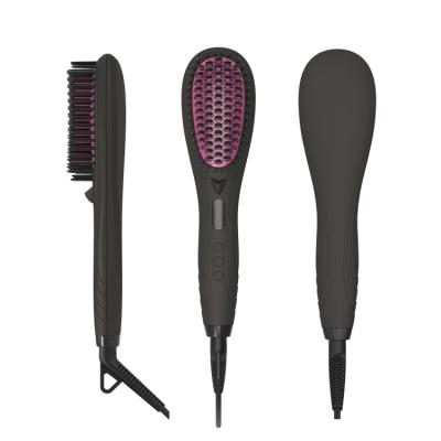 China Nondisposable Fast Heat Ceramic Hair Straightener Styling Comb With Anion Function For Long Hair for sale